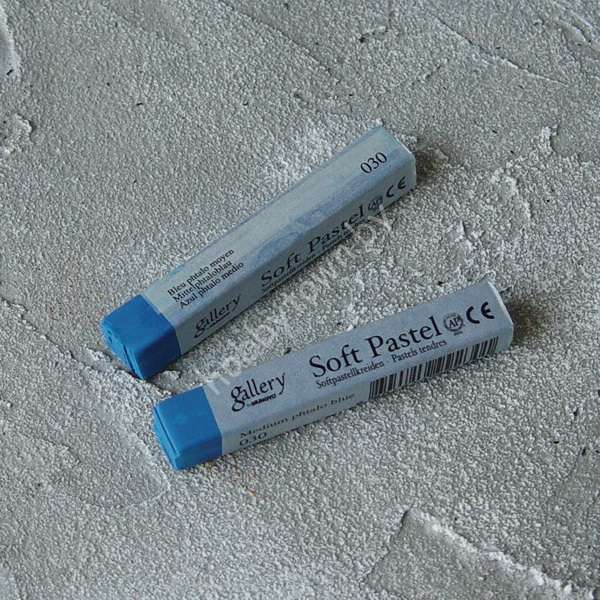 Пастель сухая мягкая профессиональная квадратная Mungyo, цвет 030 средний фталевый синий 1шт.