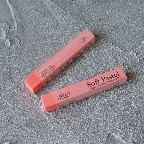 Пастель сухая мягкая профессиональная квадратная Mungyo, цвет 037 флуоресцентный розовый 1шт.