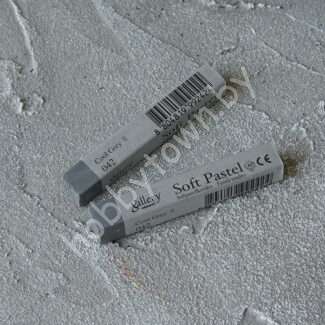 Пастель сухая мягкая профессиональная квадратная Mungyo, цвет 042 холодный серый II 1шт.