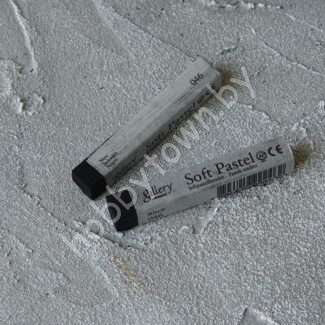 Пастель сухая мягкая профессиональная квадратная Mungyo, цвет 046 черный 1шт.