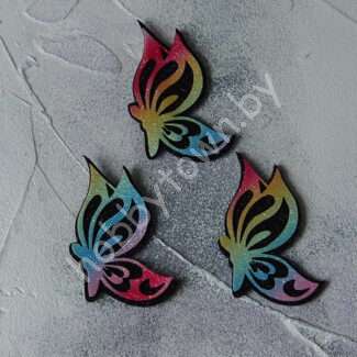 Патч сборный Бабочка 50 мм (цв. градиент 1) 1шт.