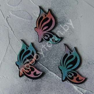 Патч сборный Бабочка 50 мм (цв. градиент 2) 1шт.