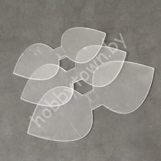 Шаблон "Ушки-6" ПЭТ 0,7 мм 131/107/95 мм 3 шт.