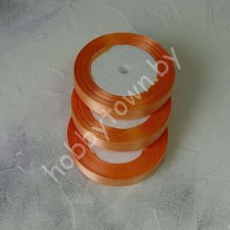 Лента атласная 12 мм (цв. тёмно-персиковый 088)