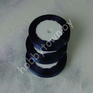 Лента атласная 12 мм (цв. тёмно-синий 038)