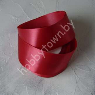 Лента атласная 50 мм (цв. розовая пенка 134) 1 метр