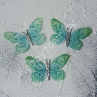 Бабочка шифоновая двухслойная 60 мм (цв. 15) 1шт.