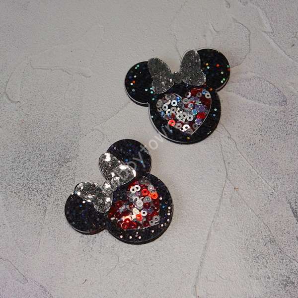 Патч шейкер Минни, 50 мм (цв. чёрный мультиколор ) 1 шт.