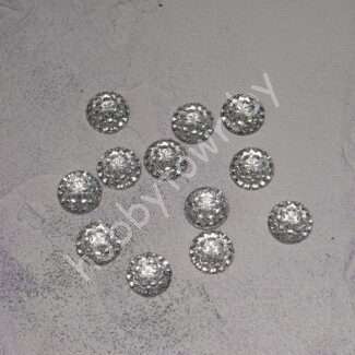 Серединка стразовая, гранёная Снежинка 14 мм 1 шт.