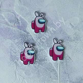 Кабошон-вырубка Among us , 24x36 мм 1 шт.