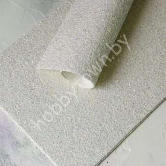 Кожзам декоративный Россыпь блёсток (цв. кремовый 4)