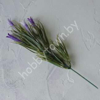 Веточка декоративная "Колокольчики" 20 см (цв. сиреневый) 1 шт.