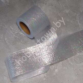 Лента декоративная перламутровая 55 мм, (цв. св-фиолетовый 12) 1 м