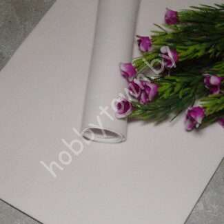 Замша искусственная двусторонняя (цв. белый 71)