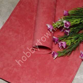 Замша искусственная двусторонняя (цв. розовая пенка 62)