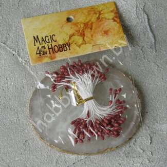 Тычинки с блёсткамми Magic 4 Hobby (уп.80 шт)