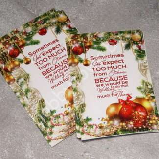 Карточка "Зимняя" 7x10 см