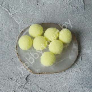 Помпоны Premium 2 см (цв. жёлтый) 10 шт.