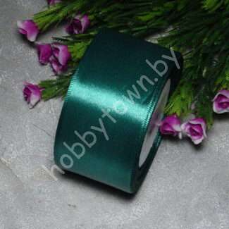 Лента атласная 50 мм (цв. изумрудный 126)