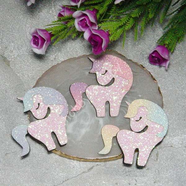 Патч сборный "Единорог радужный" 45 мм (цв. мультиколор ) 1 шт.