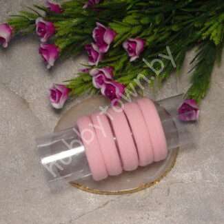 Резинка для волос бесшовная, плотная 4,5 см (цв. св-розовый 8102) 1 шт.