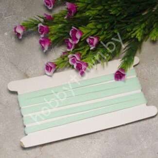 Резинка-повязка "One size", мягкая 8 см (цв. аквамариновый 8029) 1 шт.