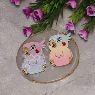 Патч сборный “Попугайчик” 50 мм (цв. градиент) 1 шт.