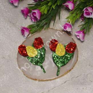 Патч сборный "Тюльпаны букетик" 55 мм 1 шт.