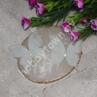 Бабочка шифоновая трёхслойная 50 мм (цв. светло-аквамариновый 31) 1 шт.