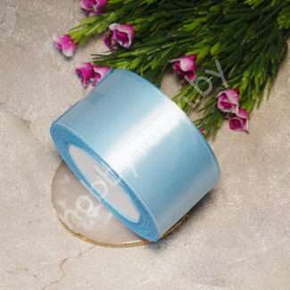 Лента атласная 50 мм (цв. голубой 187)