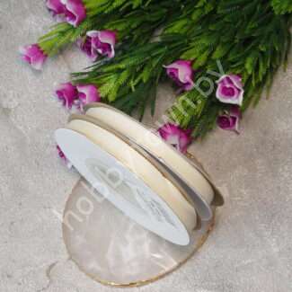 Лента репсовая 0,6 см (цв. айвори 08)