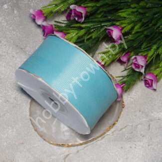 Лента репсовая, ширина 40 мм, (цв. голубой 20) 1 м