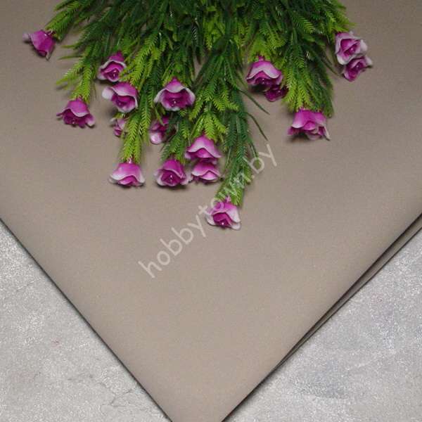 Фоамиран иранский 0,8-1 мм (цв. кофе с молоком 189)