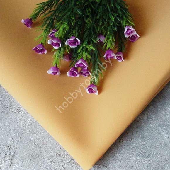 Фоамиран иранский 0,8-1 мм (цв. св-оранжевый 194)