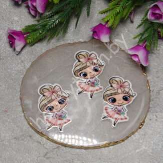 Кабошон-вырубка Балерина-2 , 25x37 мм 1 шт.