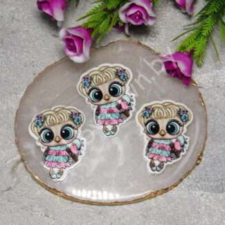 Кабошон-вырубка Совёнок-2 , 25x37 мм 1 шт.