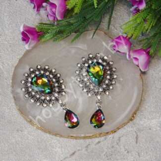 Серединка ювелирная с подвеской 30x55 мм (цв. хамелеон 30) 1 шт.