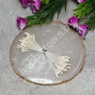 Тычинки матовые 2 мм (цв. кремовый) 60 шт.