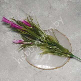 Веточка декоративная "Колокольчики" 20 см (цв. розовый) 1 шт.