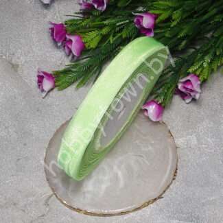 Лента органза 12 мм (цв.мятный 1080) 1 м