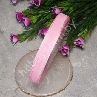 Лента органза 12 мм (цв.розовый 1004) 1 м