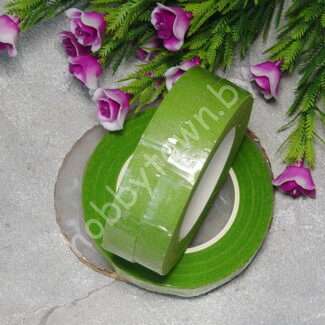 Флористическая тейп лента (цв. салатовый 311) 1 шт.