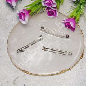 Основа для броши 3,5 см (цв. серебро) 1 шт.