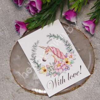 Карточка With Love! 5x7 см 1 шт.