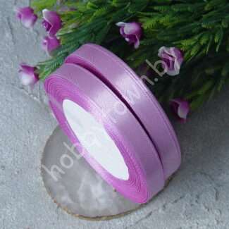 Лента атласная 1,2 см (цв. сиреневый 069)