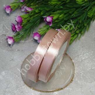 Лента атласная 1,2 см (цв. пепельно-розовый 041)