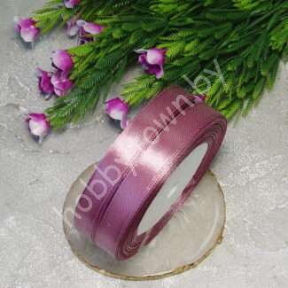 Лента атласная 1,2 см (цв. вишнёвая пенка 171)