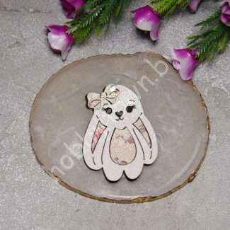 Патч сборный "Зайка" 55 мм (цв. кремовый) 1 шт.