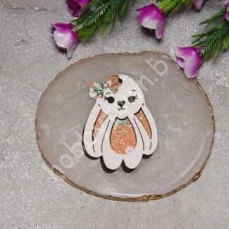 Патч сборный "Зайка" 55 мм (цв. оранжевый) 1 шт.