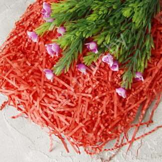 Бумажный наполнитель 50 гр. (цв. тёмно-красный)